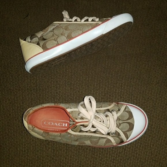 Authentic Coach signature C Barrett sneakers - Picture 6 of 8